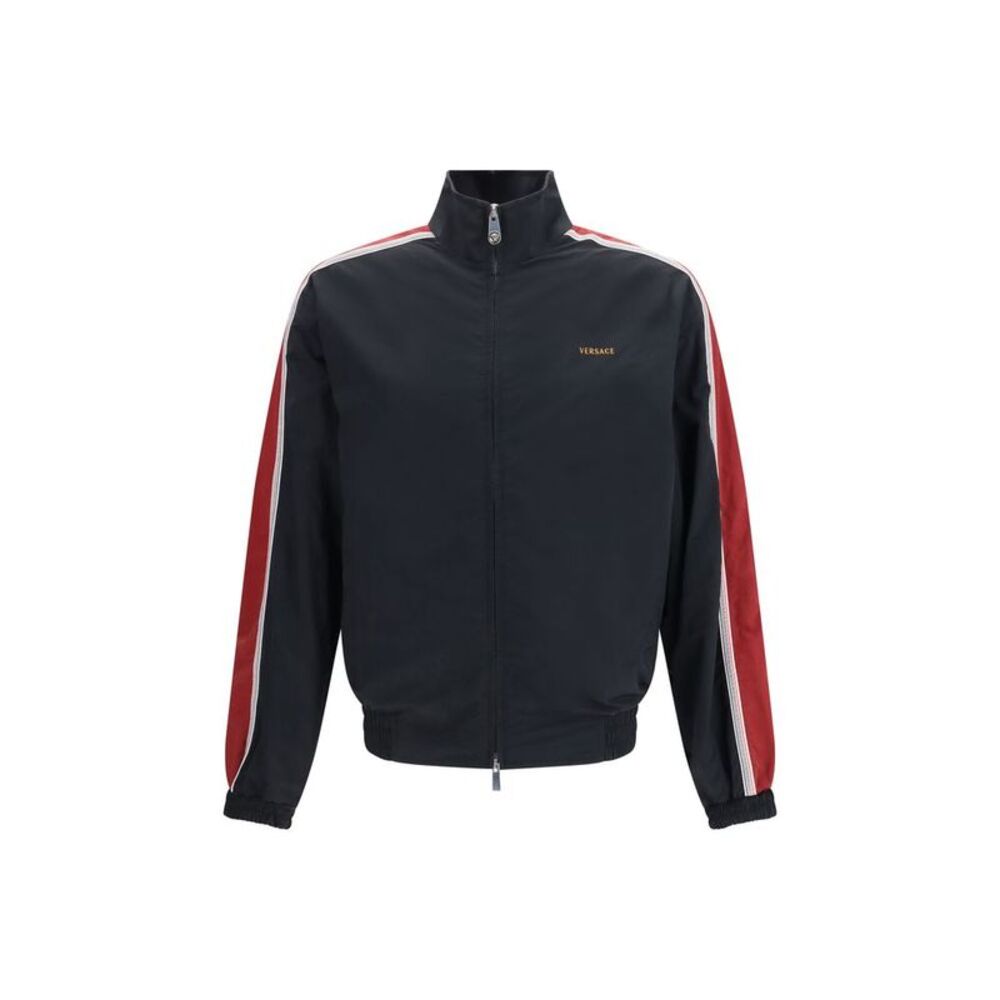 Versace Black Polyamide Men's Bomber